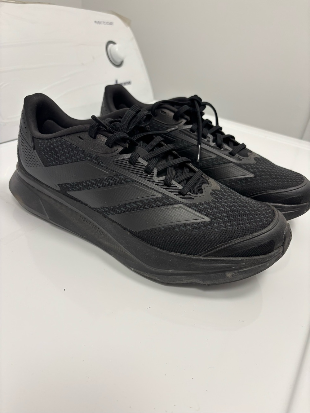 adidas Black Athletic Sneakers DURAMO SL 2 RUNNING SHOES